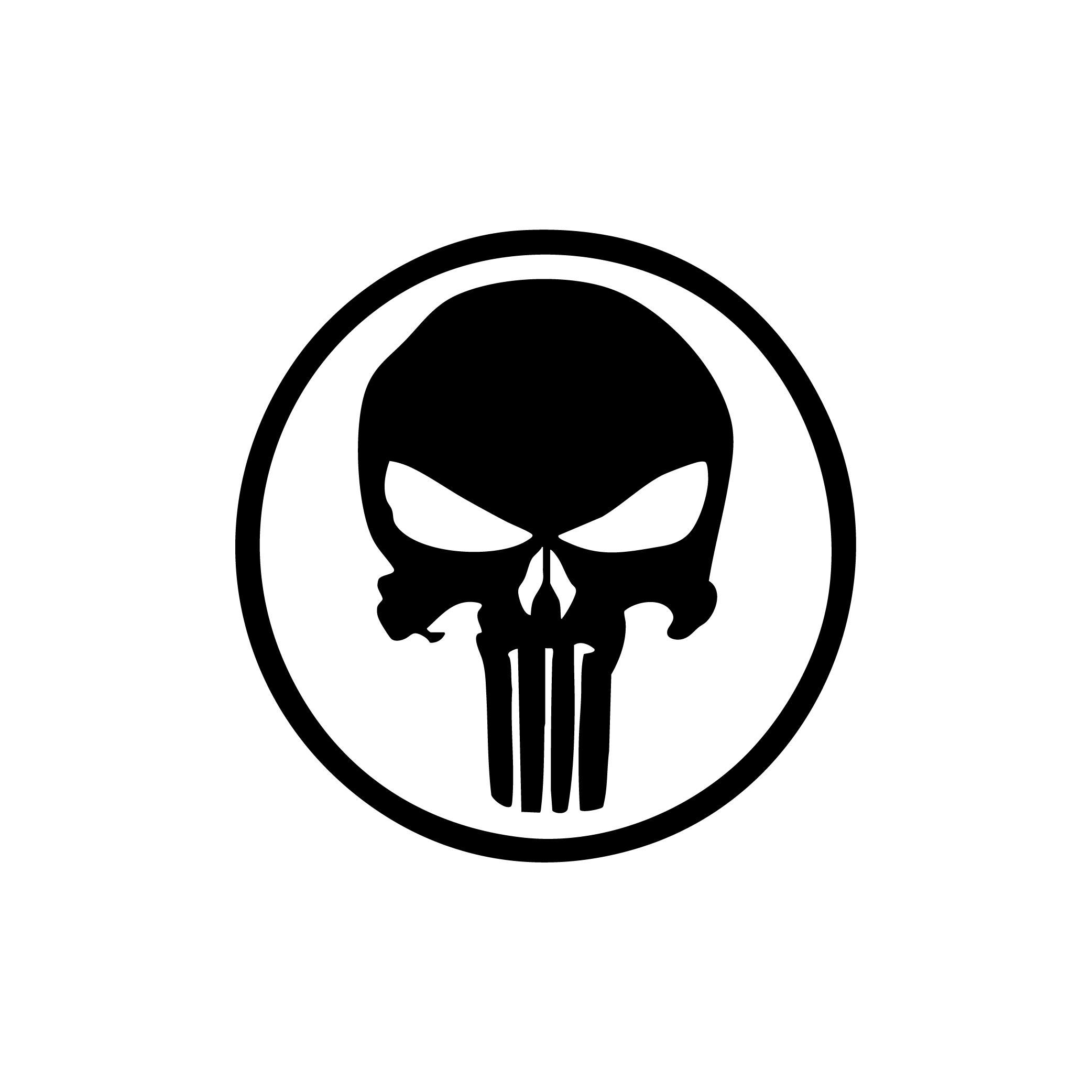Punisher Sticker - 15x15cm