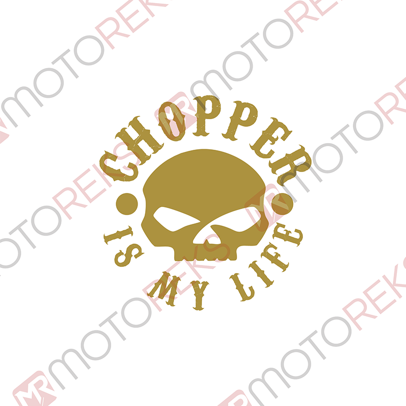 Chopper is My Life Sticker - 9x9cm