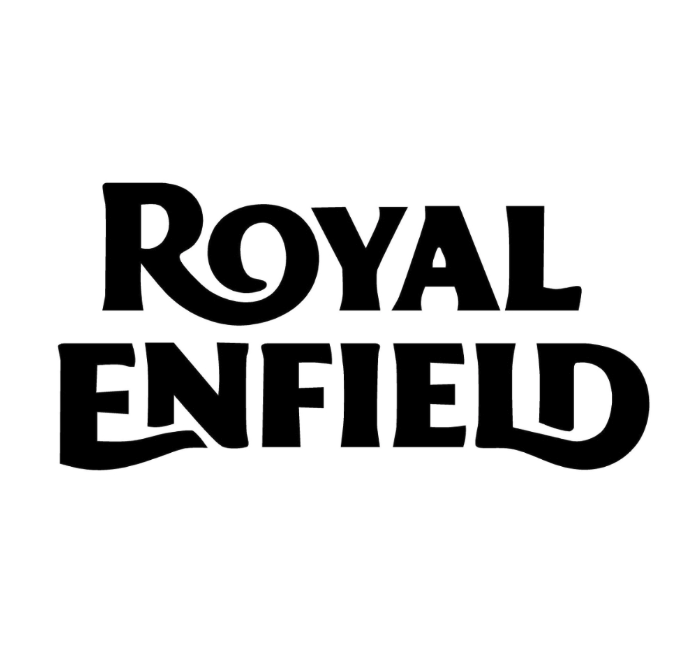 Royal Einfield Sticker - 25x25cm - Siyah