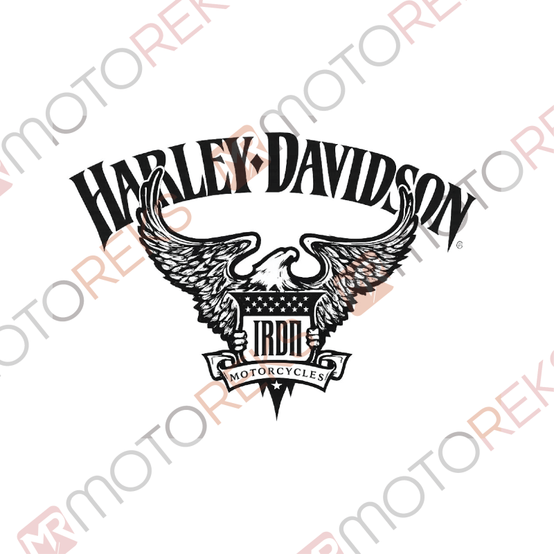 Harley Davidson Iron Sticker - 15cm - 2 Adet