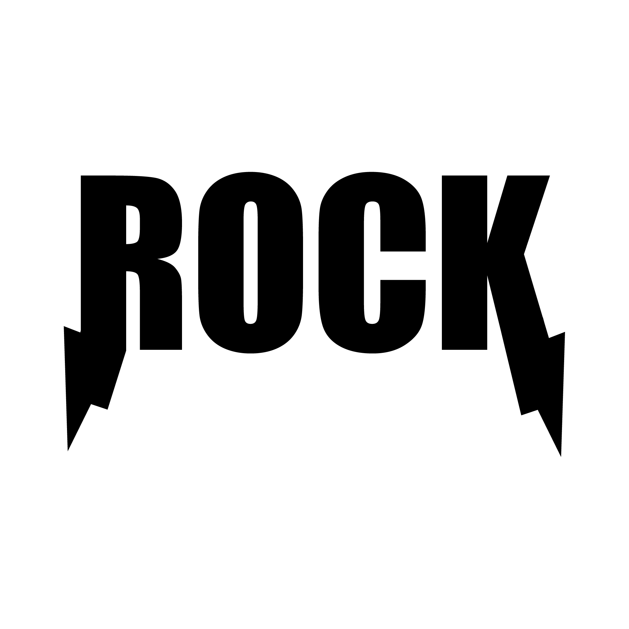 Rock Sticker 10x6cm